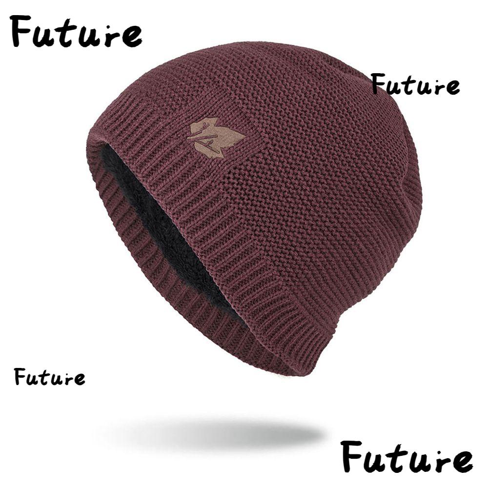 Nón Beanie Họa Tiết Lá Cây Phong Cách Hip Hop Thời Trang Thu Đông Cho Nam Và Nữ
