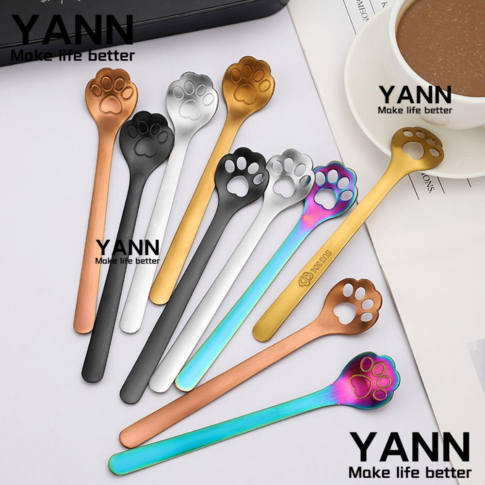 Muỗng Ăn Kem/Cà Phê Bằng Thép Không Gỉ Hình Dấu Chân Chó Độc Đáo 1