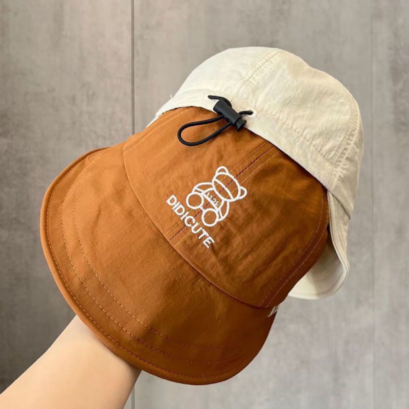 Mũ Tai Bèo Vành Rộng Chống Nắng Nhanh Khô Phong Cách Nhật Bản Thời Trang Xuân Thu Cho Bé