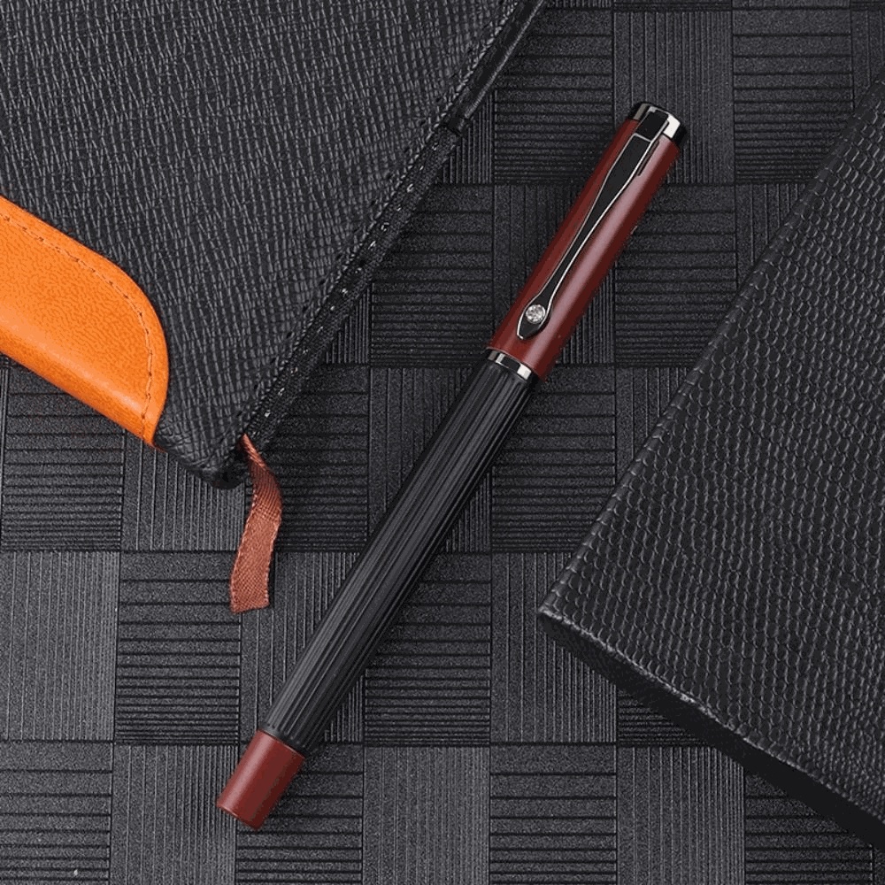 Bút Máy Mực MMLUCK Kết Cấu Kim Loại Sang Trọng Phong Cách Retro Ngòi 0.5mm