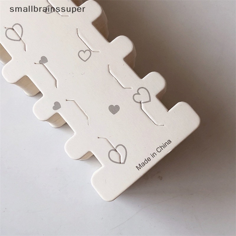 Set 50 Thẻ Giấy Dài Trưng Bày Kẹp Tóc / Vòng Tay / Dây Buộc Tóc Trang Sức DIY SBS