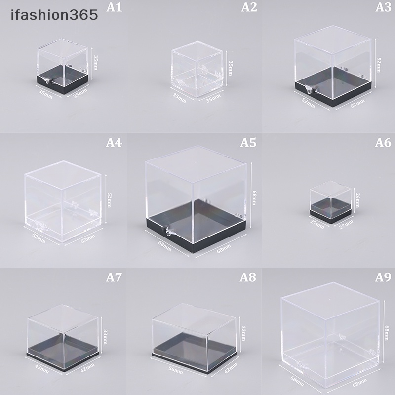 1 Hộp Đựng Tiền Xu / Đá Quý Trong Suốt Có Nắp Đậy Tiện Dụng [ifashion365]