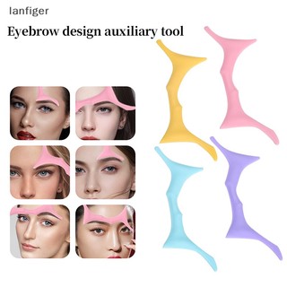 Khuôn Vẽ Lông Mày / Môi 6 Trong 1 Bằng Silicone Tiện Dụng