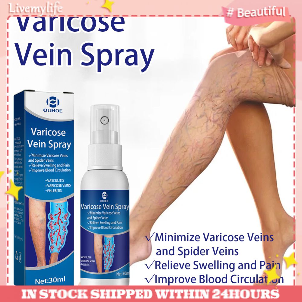 Bình Xịt Trị Giãn Tĩnh Mạch Máu 30Ml Tiện Dụng