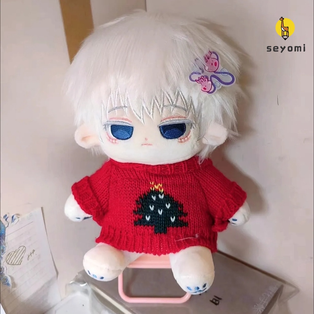 Búp Bê Nhồi Bông Hình Nhân Vật Jujutsu Kaisen Gojo Satoru 20cm