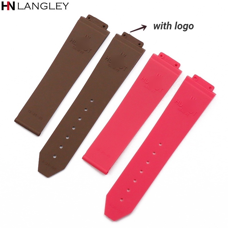 Dây Đeo Đồng Hồ Bằng Silicone Mềm Họa Tiết Kẻ Sọc 15 / 21mm 1523mm 19x25mm Cho Nữ