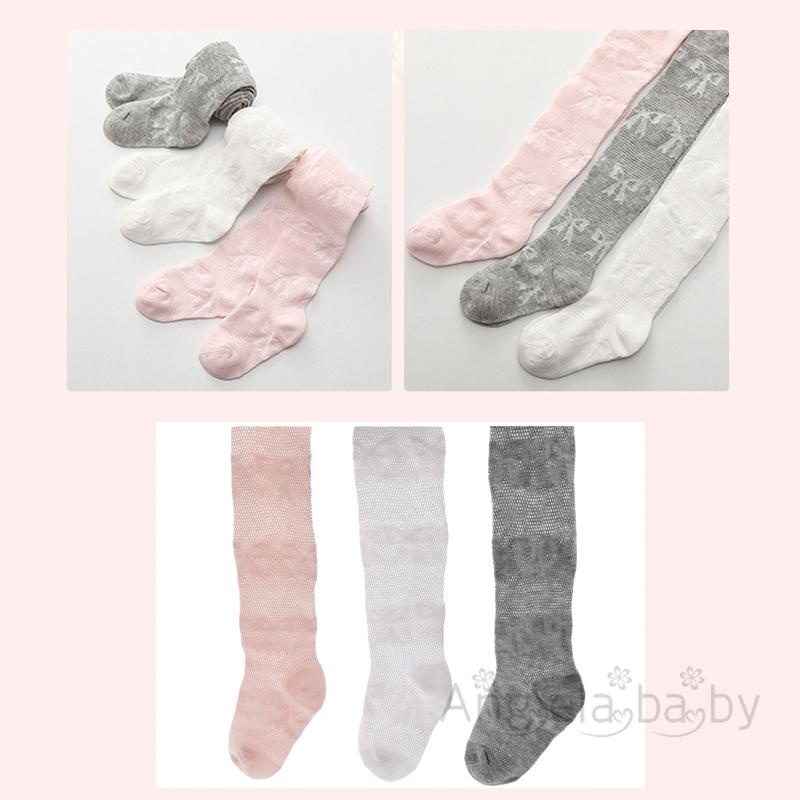 Quần Tất Lưới Đính Nơ Cho Bé Gái