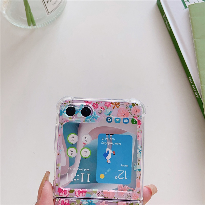 Ốp Lưng In Họa Tiết Dành Cho Điện Thoại Samsung Galaxy Z Flip3 Flip4 Flip 5 Flip5