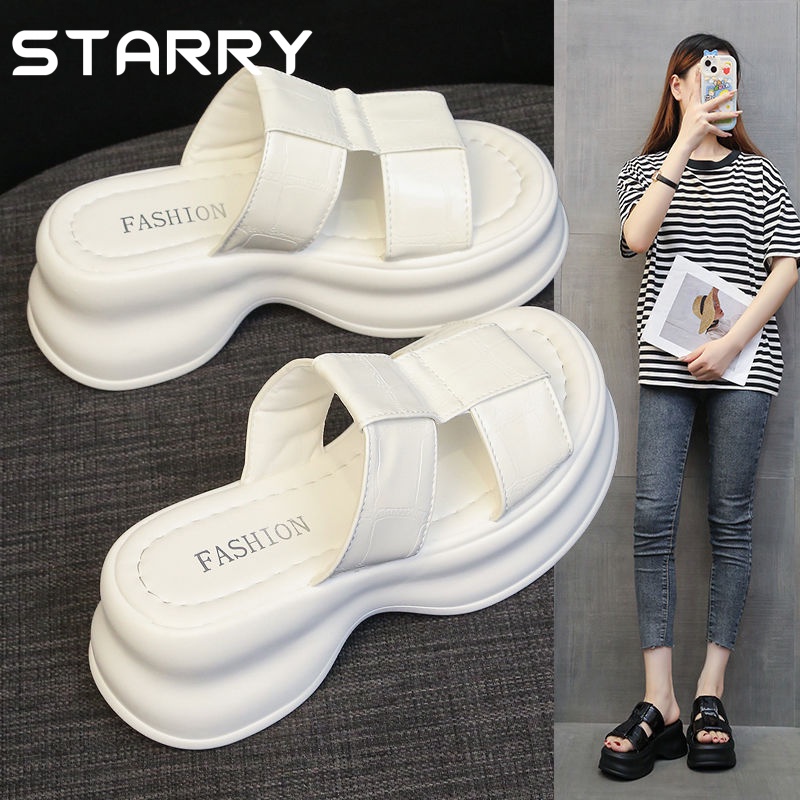 STARRY dép nữ sandal nữ dép quai hậu nữ Thời trang giản dị 2023 072821