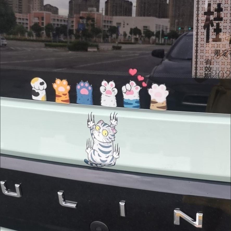 3 cái vết xước mèo dán xe ô tô vết xước thân xe dán xe máy dán trang trí ô tô điện