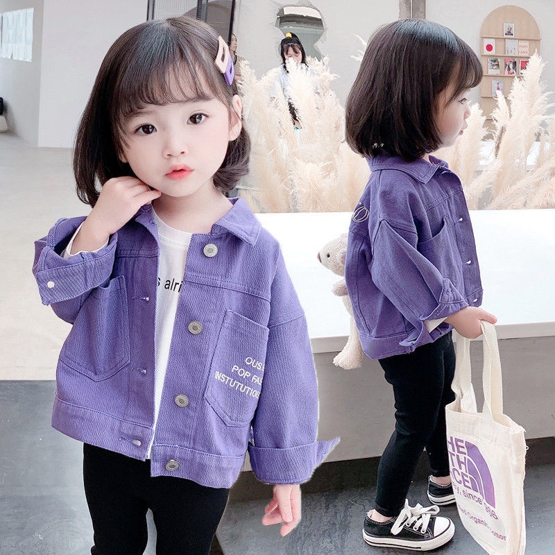 Bé gái áo khoác mỏng với gấu con áo khoác trẻ em áo khoác có vành áo khoác nữ
