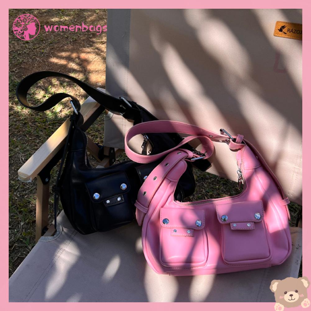 ✿ Bộ Phụ Kiện Cho Máy Tính Bảng WB WB WB WB ✿ Túi Xách Mua Sắm Da PU Hai Ngăn Màu Trơn Di Động Tùy Chỉnh Kích Thước Nhỏ Gọn Thời Trang Cho Nữ