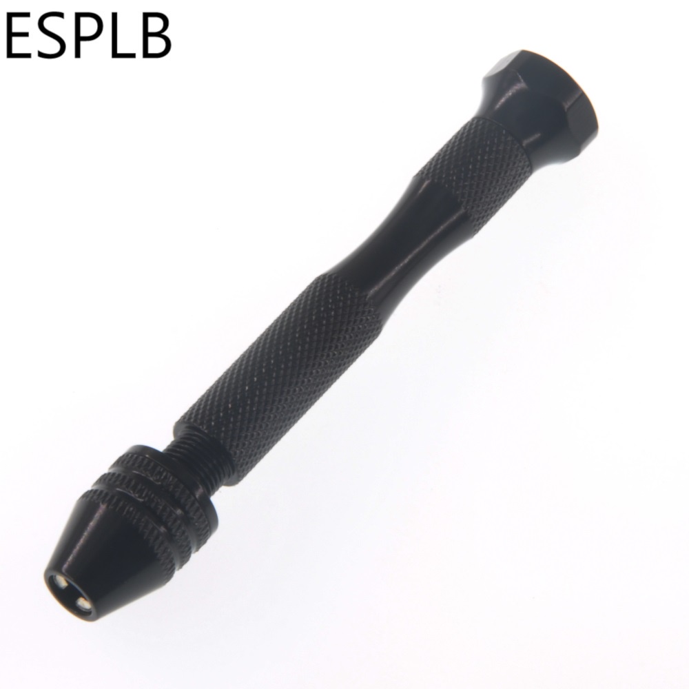 Máy Khoan Cầm Tay Bằng Hợp Kim Nhôm Kèm 10 Mũi Khoan Xoắn Mini Chuyên Dụng Làm Đồ Gỗ