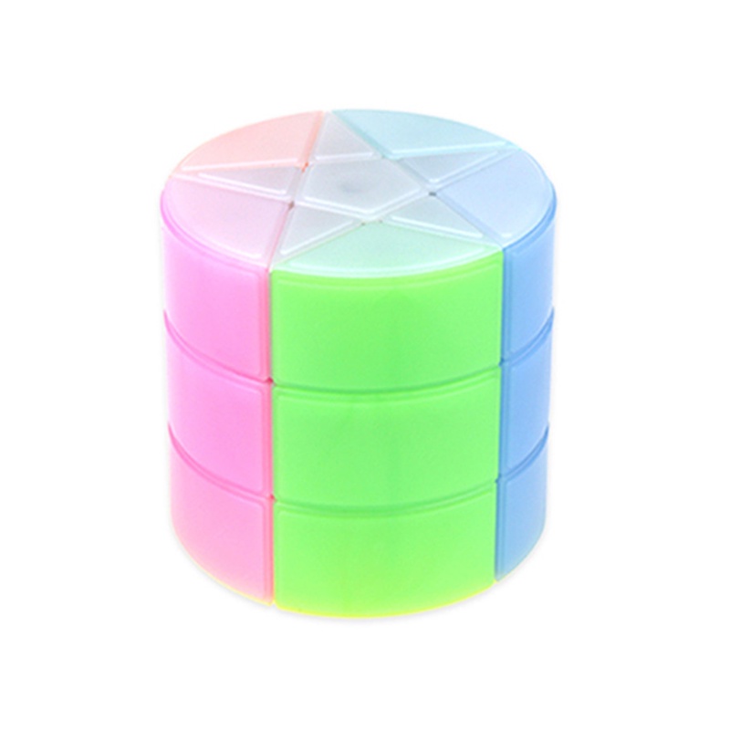 YJ Yongjun 3x3 Rainbow Cylinder Magic Cube Puzzle 3x3x3 Cubo Magico Educational Toys For Students 7 