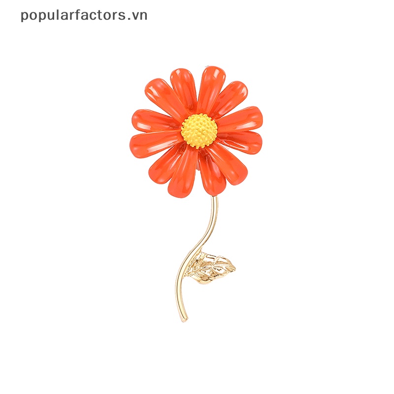 Ghim Cài Áo Hình Hoa Cúc Chống Ánh Sáng Thời Trang Cho Nữ