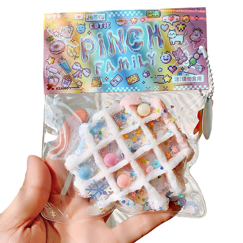 Đồ Chơi Mềm Dẻo Giảm Stress Hình Dáng Bánh Donut Xinh Xắn Thời Trang