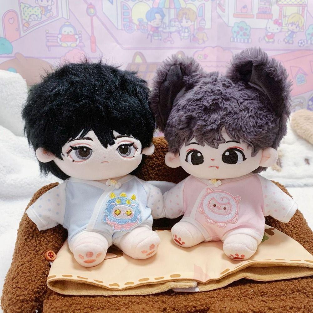 Avocapp doll undercoat, đồ chơi phụ kiện mặc thường ngày đồ ngủ mini, chất lượng cao phim hoạt hình thời trang đàn hồi bộ đồ cho búp bê bông nhồi bông búp bê bông 20cm