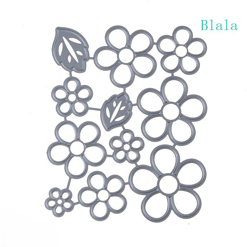 Blala năm lá hoa cắt kim loại khuôn dập bút chì scrapbooking tự làm album con dấu thẻ giấy dập nổi