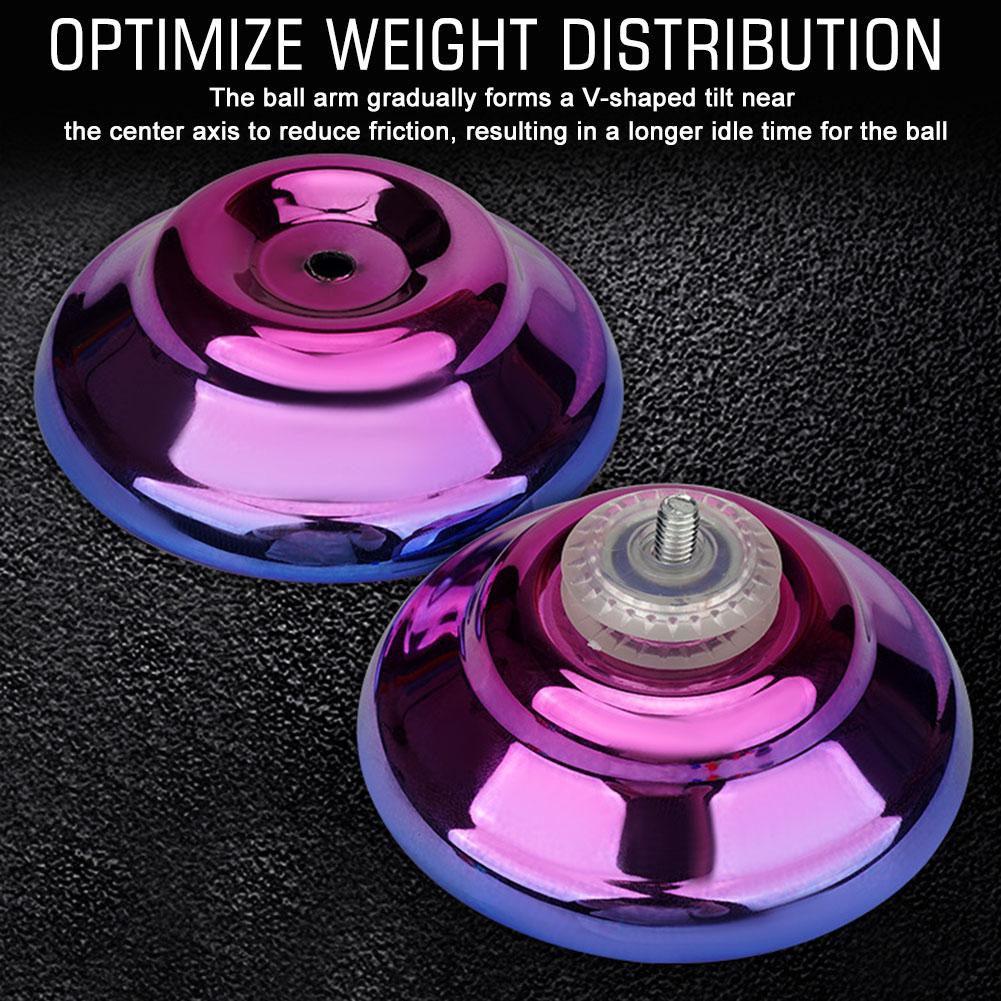 Hợp kim magic yoyo ball metal yo-yo bóng tự động chuyên nghiệp cho trẻ em ngủ yoyo swing fancy k4i8