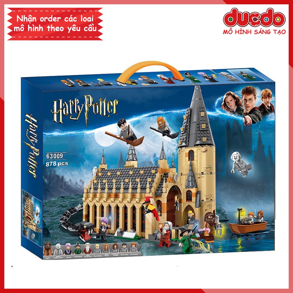 63009 Lắp ghép Harry Potter Lâu đài Hogwarts - Đồ chơi Xếp hình Mô hình 75954