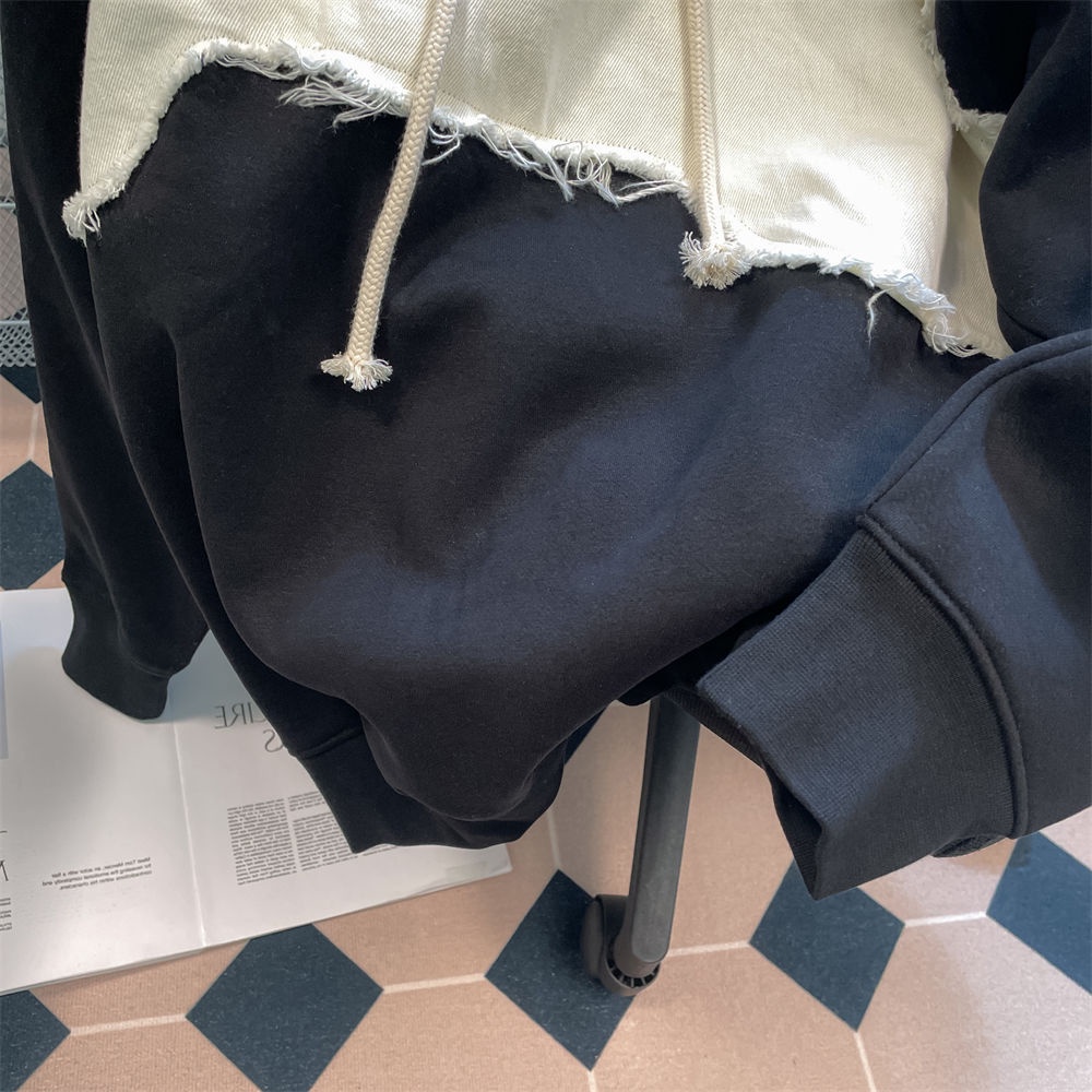 Áo hoodie Phối Màu Tương Phản Thời Trang Cho Nam