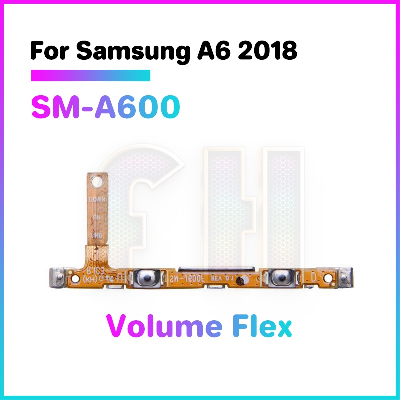 Nút âm lượng nguồn linh hoạt cho samsung galaxy a6 a8 a7 plus 2018 bật tắt phím tắt nút tắt tiếng ribbon flex cable
