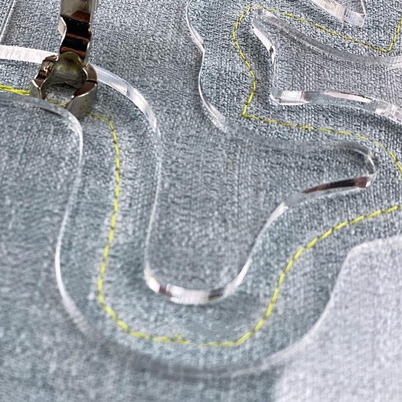 Thước Đo May Vá Thủ Công Bằng Acrylic Có Thể Tái Sử Dụng Cho Người Mới Bắt Đầu