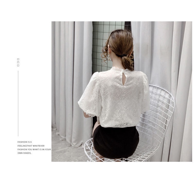 Áo Sơ Mi Chiffon Tay Lửng Thời Trang Mùa Hè Kiểu Mới Cho Nữ