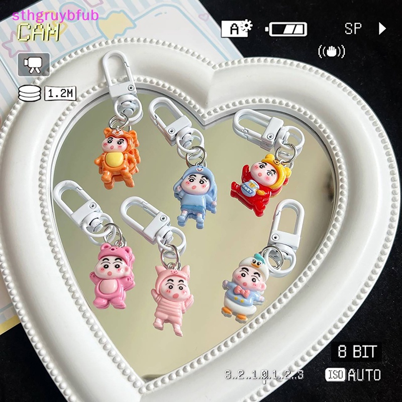 Sthb kawaii cartoon anime keychain cho bé gái người giữ chìa khóa dễ thương túi mặt dây chuyền trang trí túi trang trí phụ kiện vn