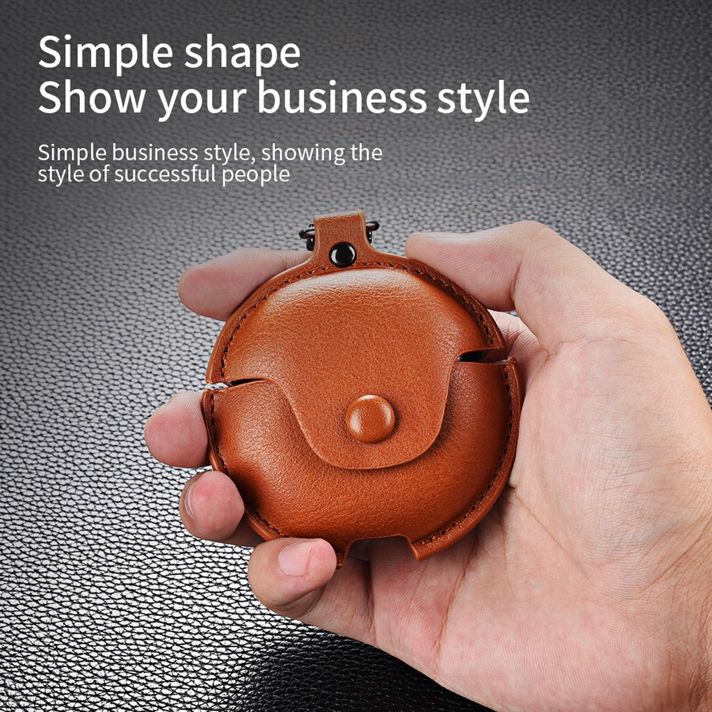 Bao da huawei freebuds 4i leather soft protect case cho nam dành cho nam giới bao da freebuds 5i mới có móc khóa