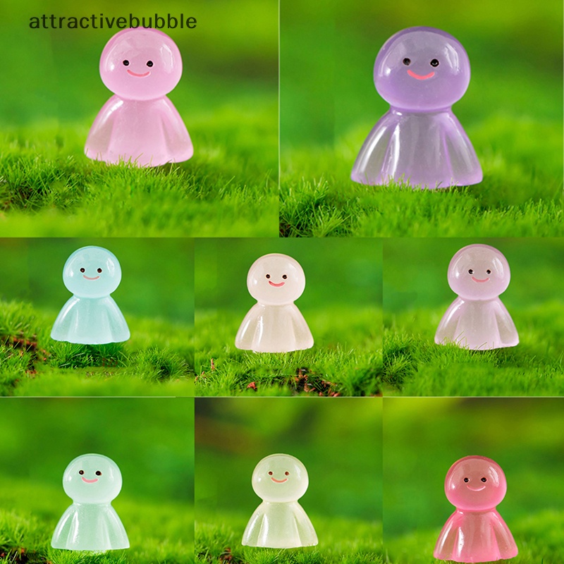 Atvn 2/5 cái trang trí búp bê ánh nắng mặt trời phát sáng mini màu phim hoạt hình búp bê vi cảnh trang trí nhà búp bê đồ chơi thu nhỏ martijn