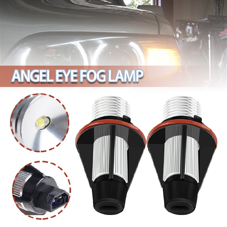 Mamy 2pcs For BMW E39 E60 M5 5W LED Angel Eye Halo Ring Marker Light Bulbs