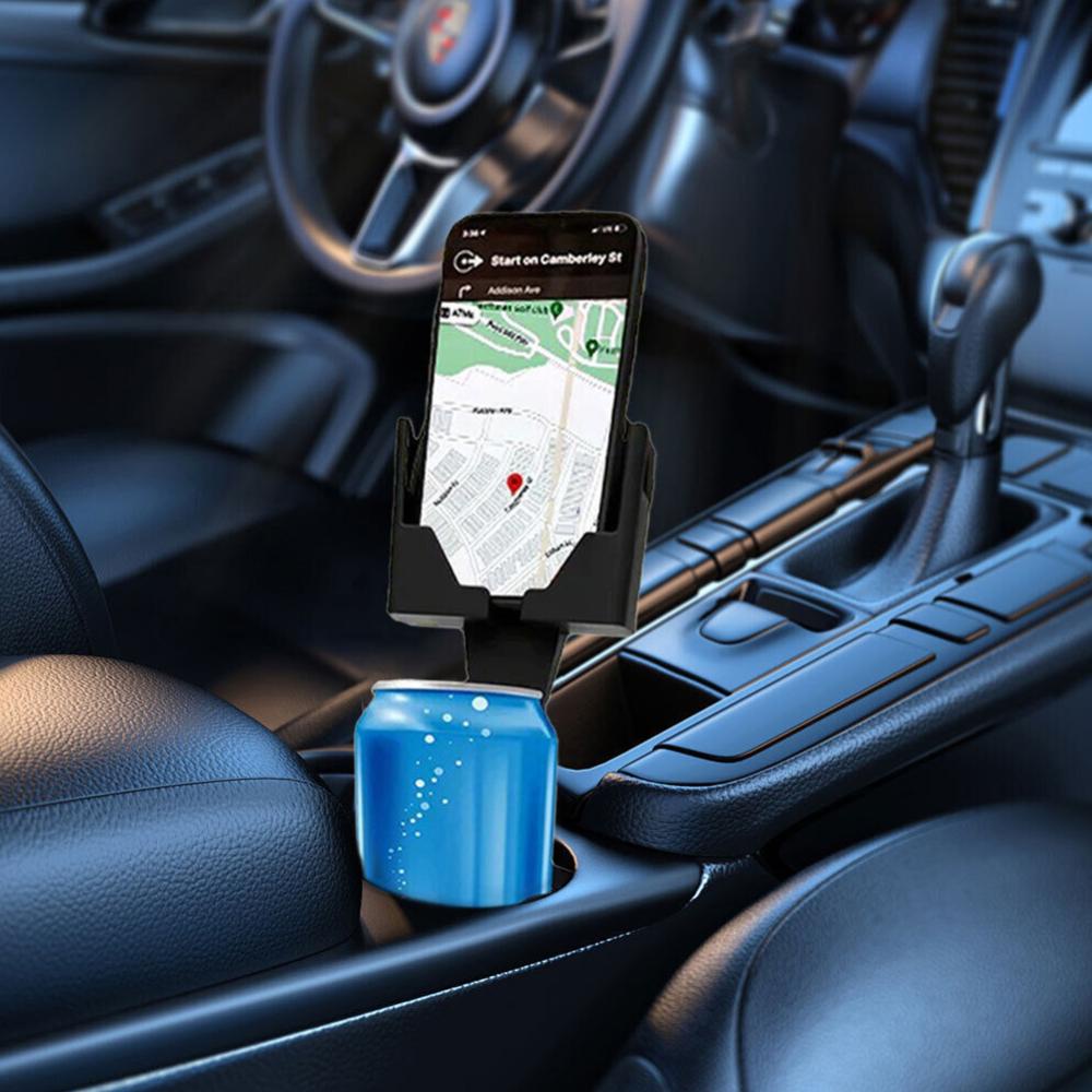 Nanasalonnn universal 2 in 1 anti-falling car water cup stand holder phone mount storage cup water bottle mobile navigation position phụ kiện b4z1