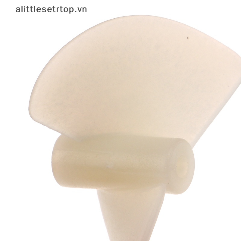 Alittlesetrtop 2 cặp d22mm / 26mm cw / ccw điện nylon prop vít tự làm cánh quạt hai lá màu trắng cho mô hình thuyền rc trục 2mm.