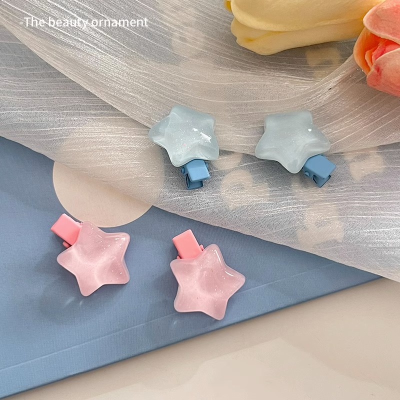 1 Kẹp Tóc Hình Ngôi Sao Dễ Thương Cho Bé Gái