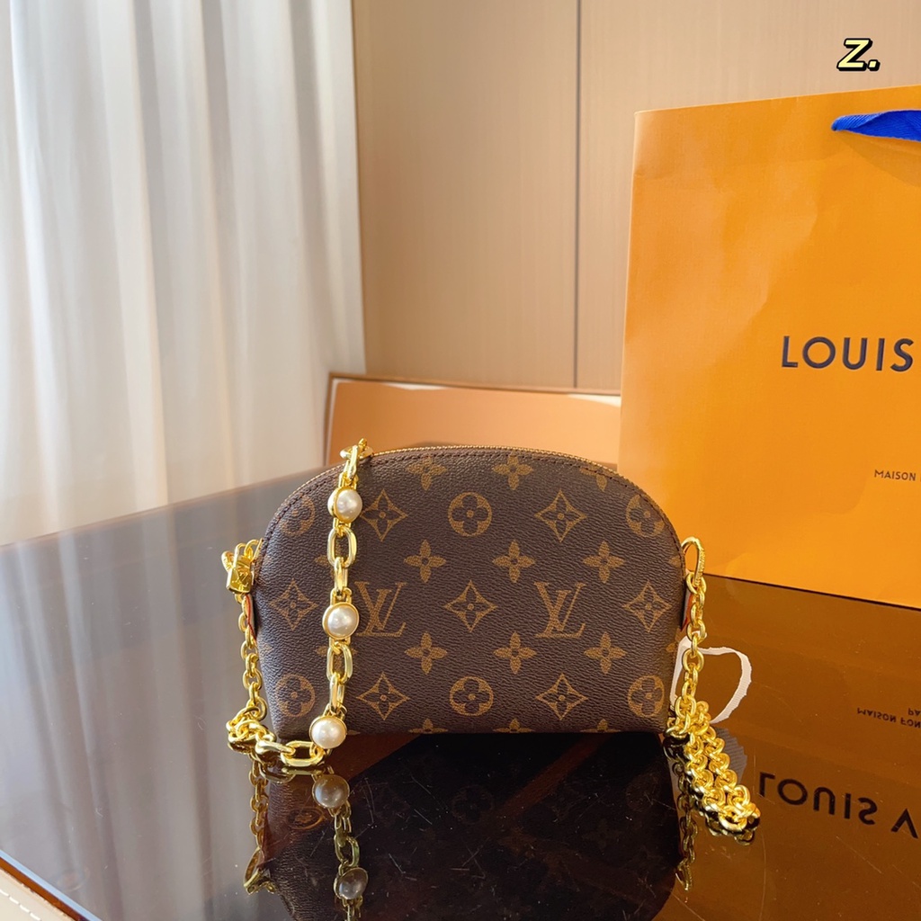 L-mini shell coin purse túi đeo vai nữ túi đeo chéo