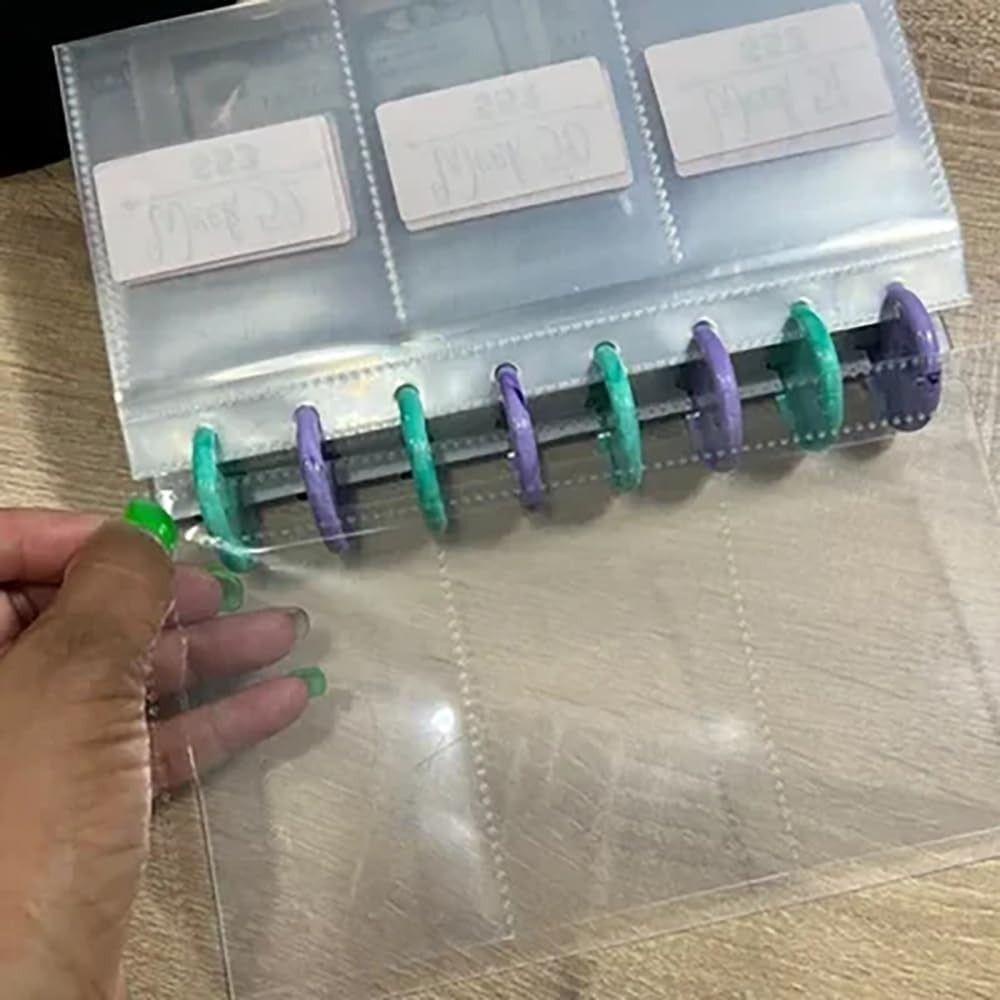 Hshelan 52 week savings challenge, labeled slots phong bì tiền mặt tiết kiệm binder, ngân sách thực tế tổ chức với phong bì tiền mặt pvc money-saving organizer kids