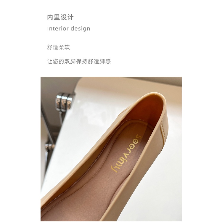 Giày Sandal Búp Bê Bằng Nhựa Thời Trang Xinh Xắn Dành Cho Trẻ