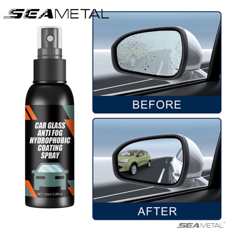 Seametal 100ml Bình Xịt Vệ Sinh Kính Chắn Gió Xe Hơi Chống Sương Mù