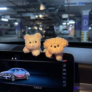 Tesla Screen Doll Resin Car Interior Decoration Dashboard Car Lying Decoration Doll High-Grade Female b6NW