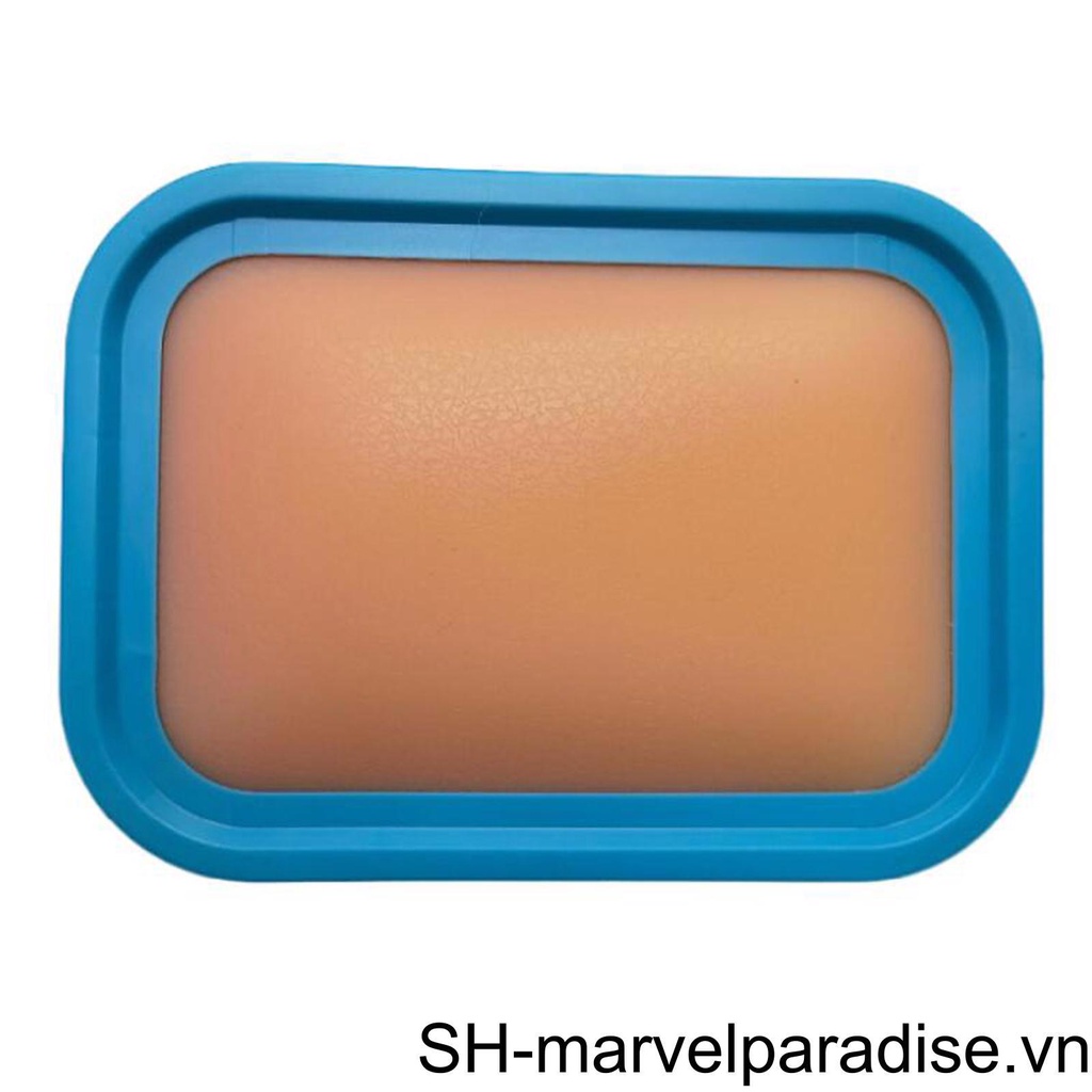 Silicone mô hình da người pad tái sử dụng anti-slip base để thực hành tiêm