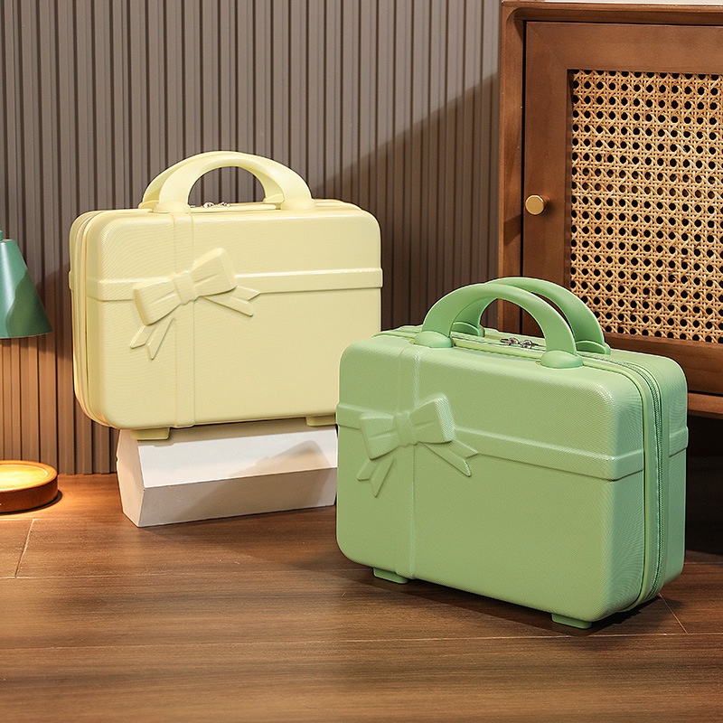 Vali đựng đồ MOWEIKAIDI 14 inch cỡ nhỏ mini trang trí thắt nơ