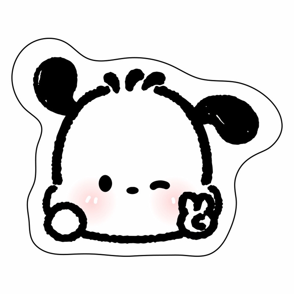 Miếng lót chuột hoạt hình Pochacco Melody Máy tính dễ thương Đồ dùng văn phòng cho học sinh Đệm bàn sáng tạo flash12_vn