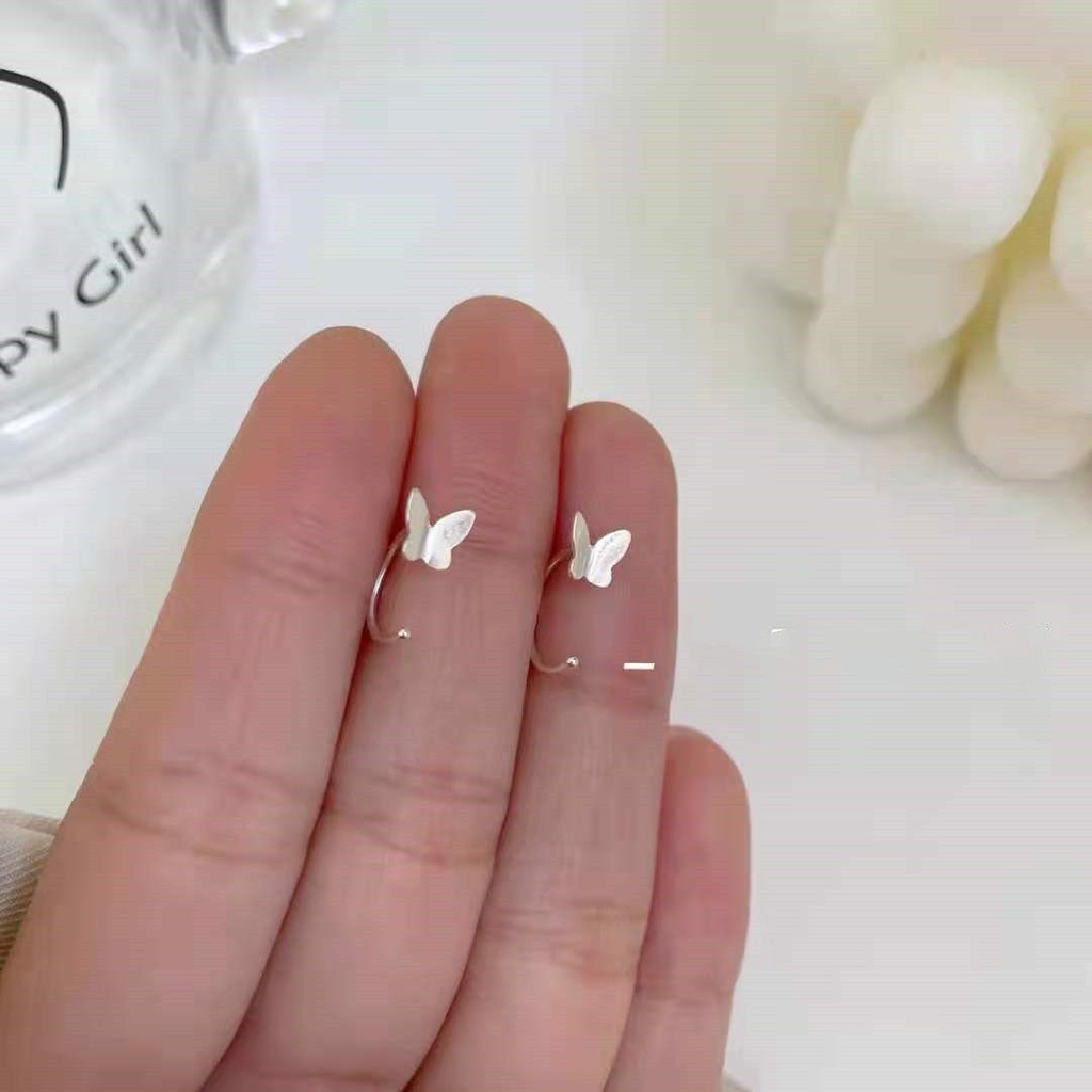 Bông tai bướm nhỏ đơn giản cho nữ bông tai cao cấp và đa năng