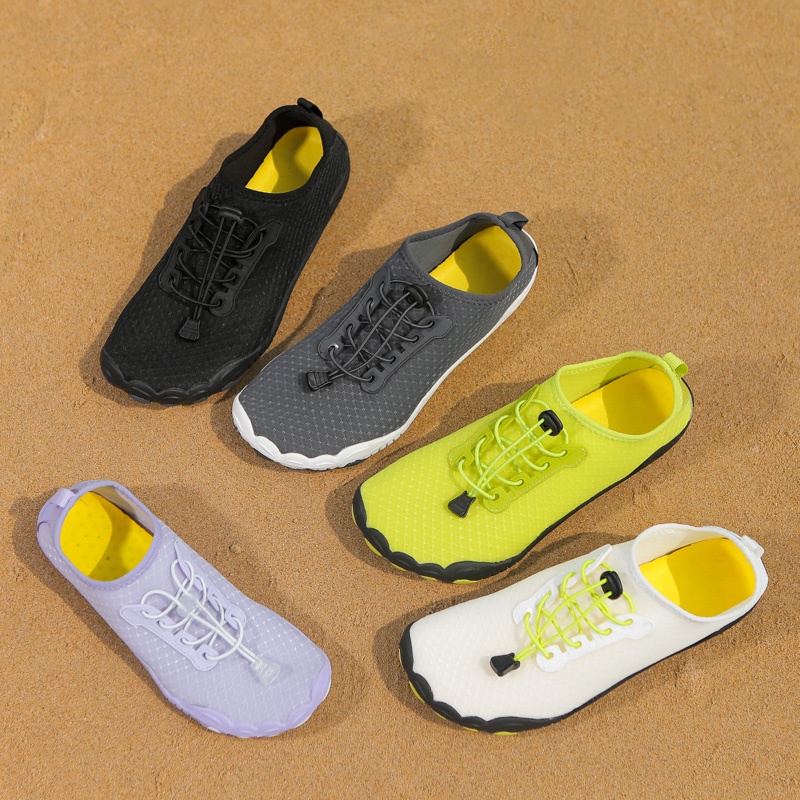 Aqua aerobics shoes quick-dry upstream shoes non-slip fishing shoes soft yoga sports shoes nam women gym running shoes giày lội nước cha mẹ-con