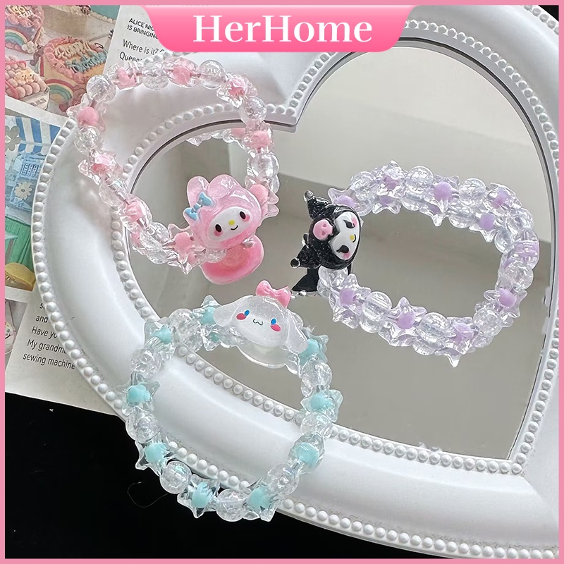 Sanrio Vòng Tay Trang Trí Chuỗi Hạt Lấp Lánh a11