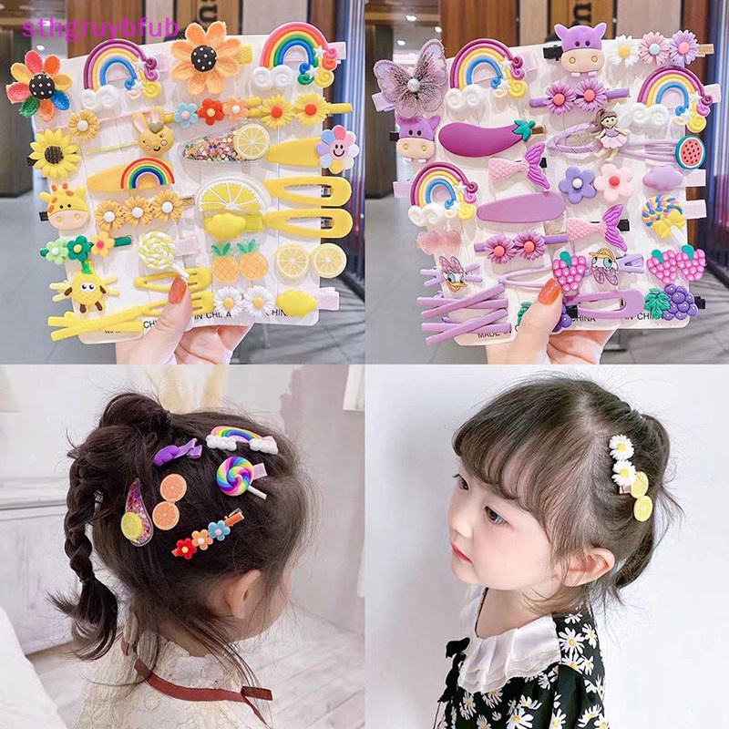 Set 14 Kẹp Tóc Hình Thỏ Dễ Thương Cho Bé vn