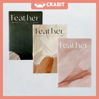 Vở kẻ ngang 120trang Crabit 70gsm Feather Collection