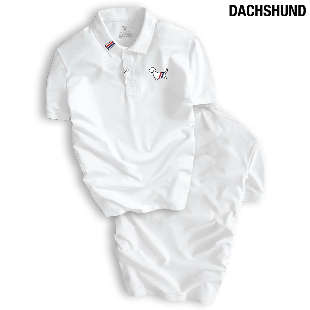 Áo thun POLO Unisex DACHSHUND thiết kế đơn giản, phong cách trẻ trung