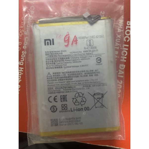 Pin zin / Vivo v15/redmi 9T/ssA23/Redmi 9A/ reamel BL p729